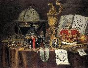 Evert Collier Vanitas Still-Life oil on canvas